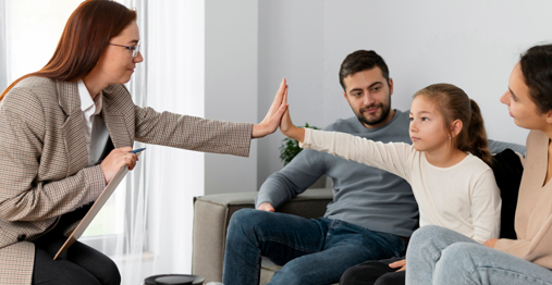 A visual representation of successful family mediation showing the benefits of peaceful dispute resolution at Anthony-Gooden Inc.