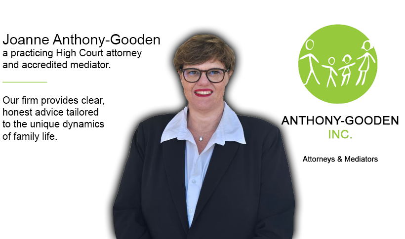 Joanne Anthony-Gooden - a practicing High Court attorney and accredited mediator